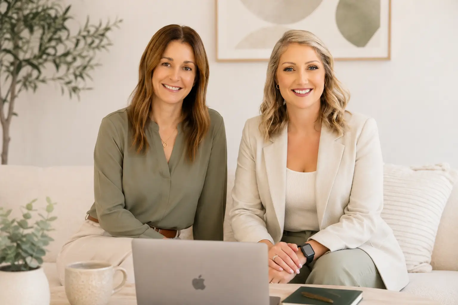 Renee and Claire, founders of Corporate Health Co.