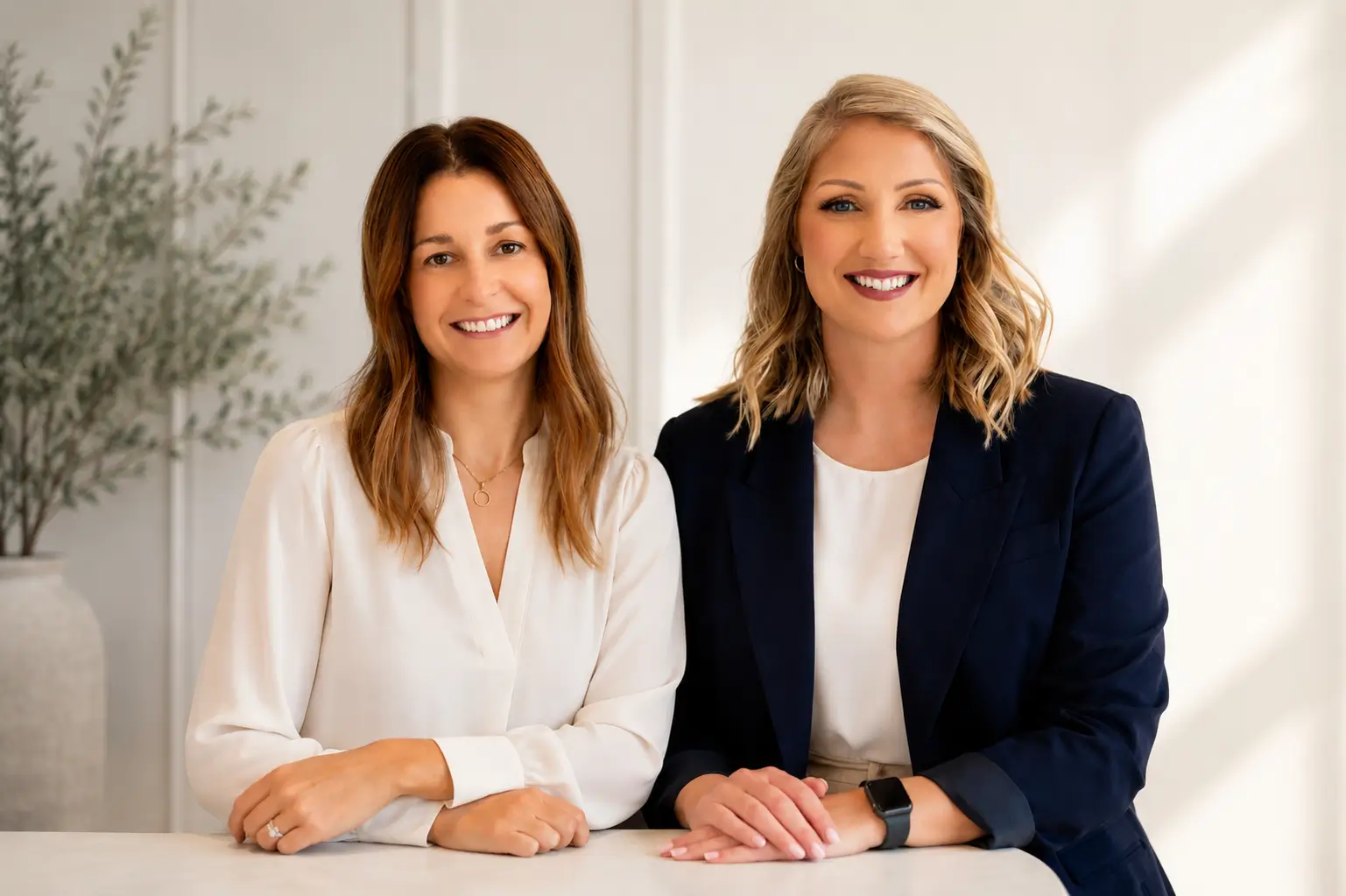 Renee and Claire, co-founders of Corporate Health Co.