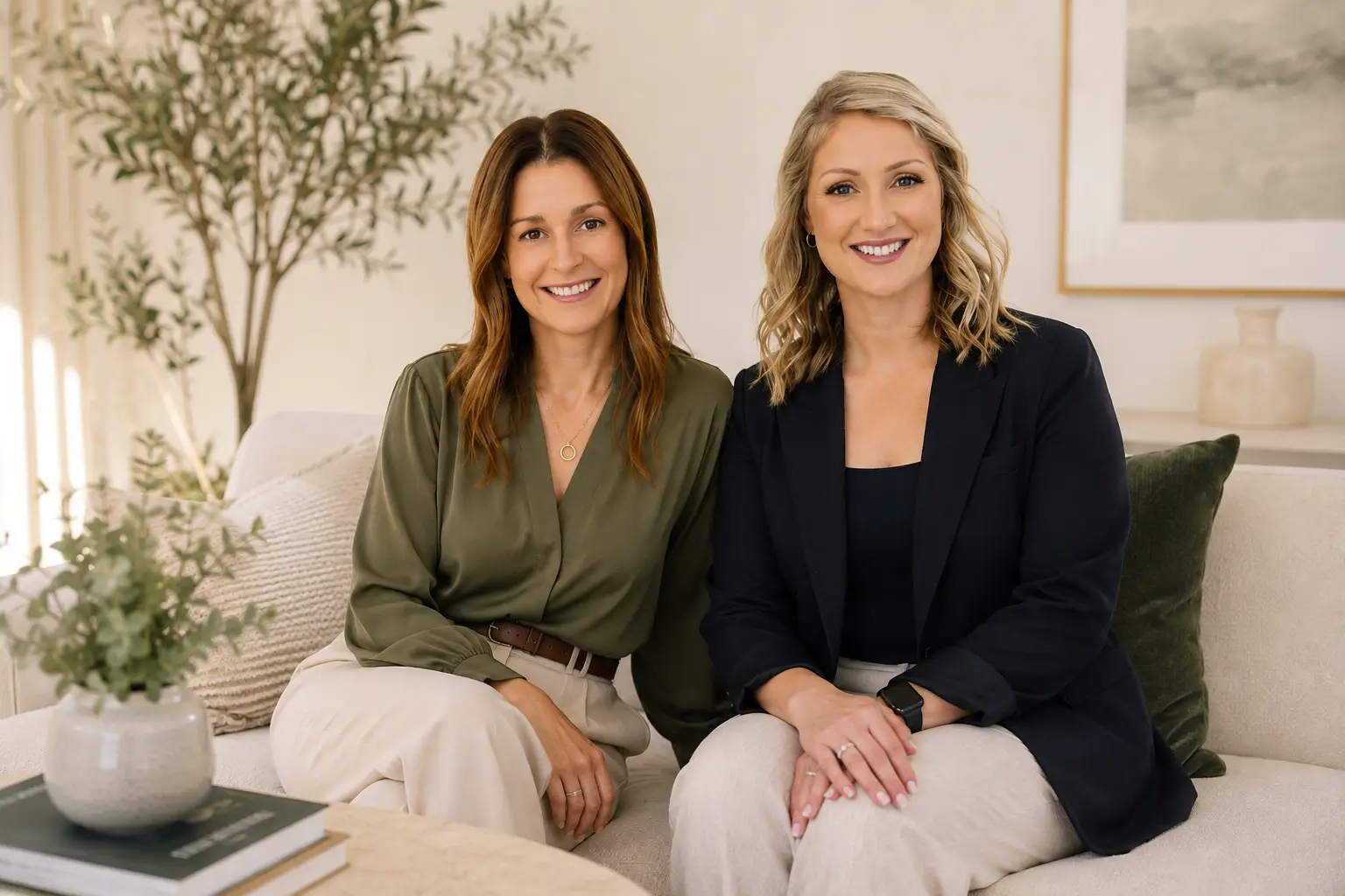 Renee and Claire, founders of Corporate Health Co.